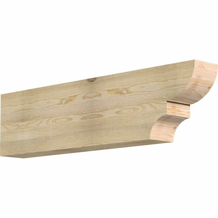 Ekena Millwork Ridgewood Rough Sawn Rafter Tail, Douglas Fir, 6"W x 12"H x 48"L RFT06X12X48RID00RDF
